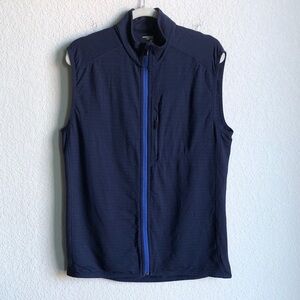 Icebreaker Mens Merino GT Full Zip Vest Wool Navy Blue Large